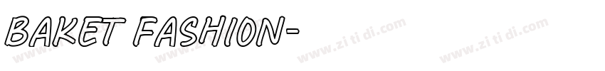 Baket Fashion字体转换